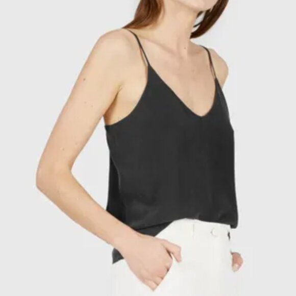 Everlane Blue Washable Silk V Neck Camisole - Picture 4 of 4